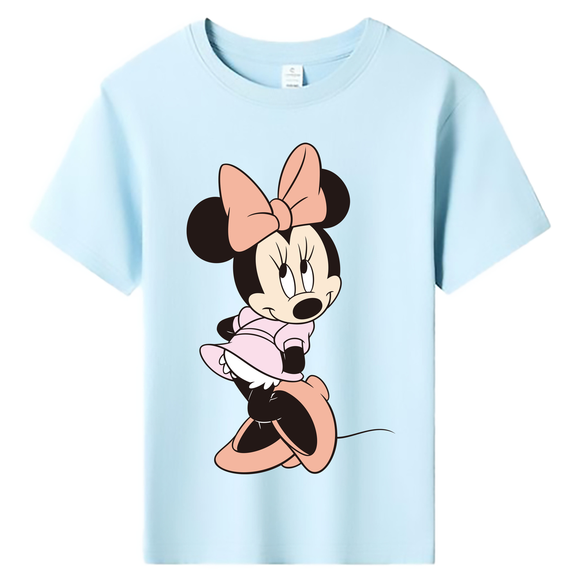 ミッキーマウス Mickey Mouse 綿100％キッズTシャツ（フロントプリント）
